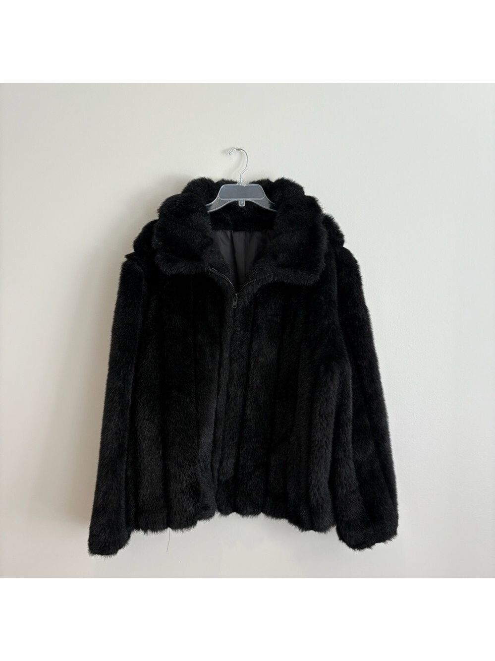 Vintage Olympia Limited Inc Chic Black Teddy Jacket Made in the USA Size L
